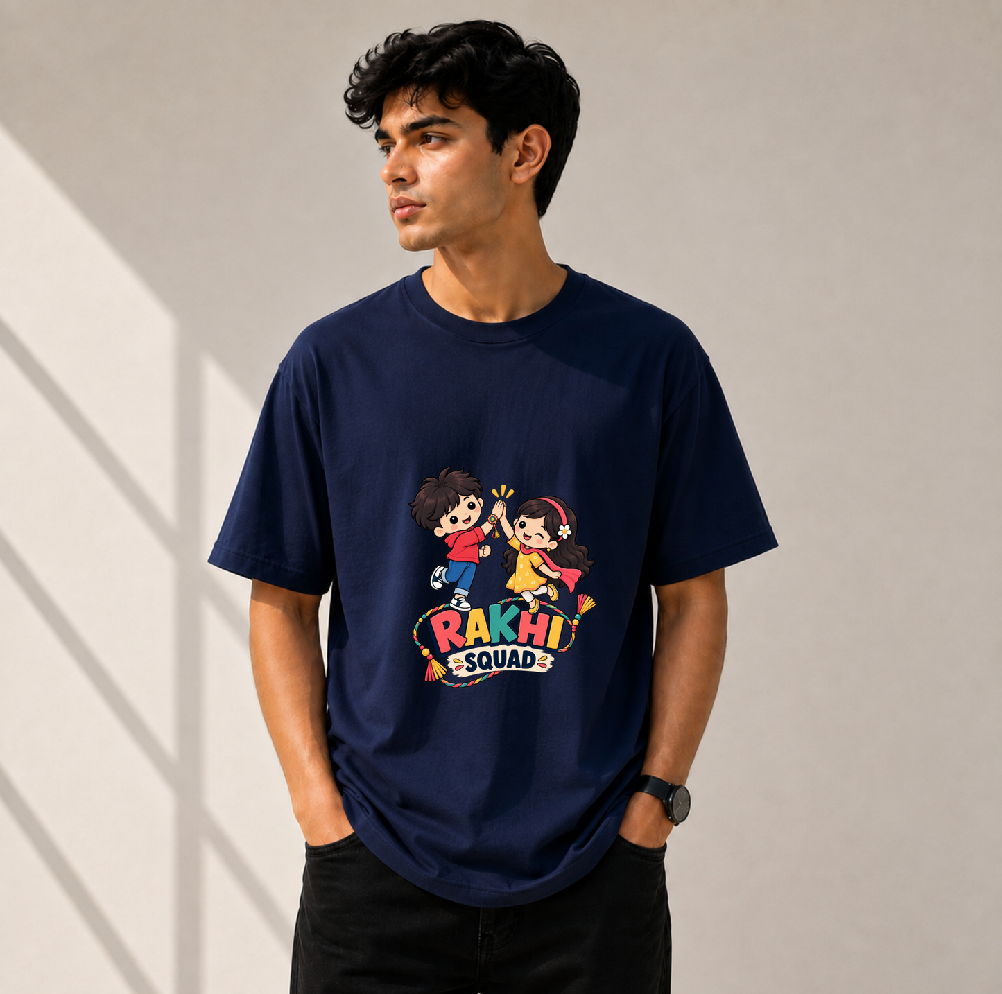 Rakhi Squad Brother Sister T-Shirt