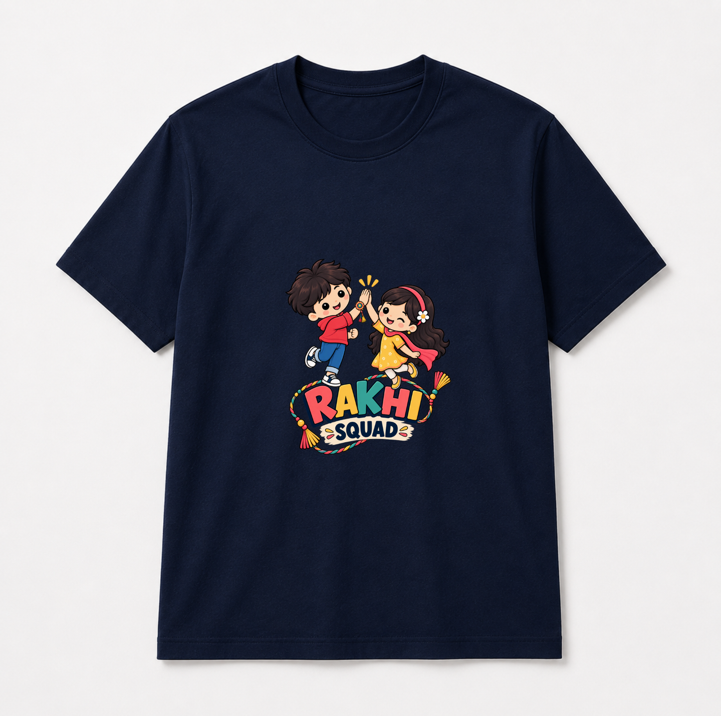 Rakhi Squad Brother Sister T-Shirt
