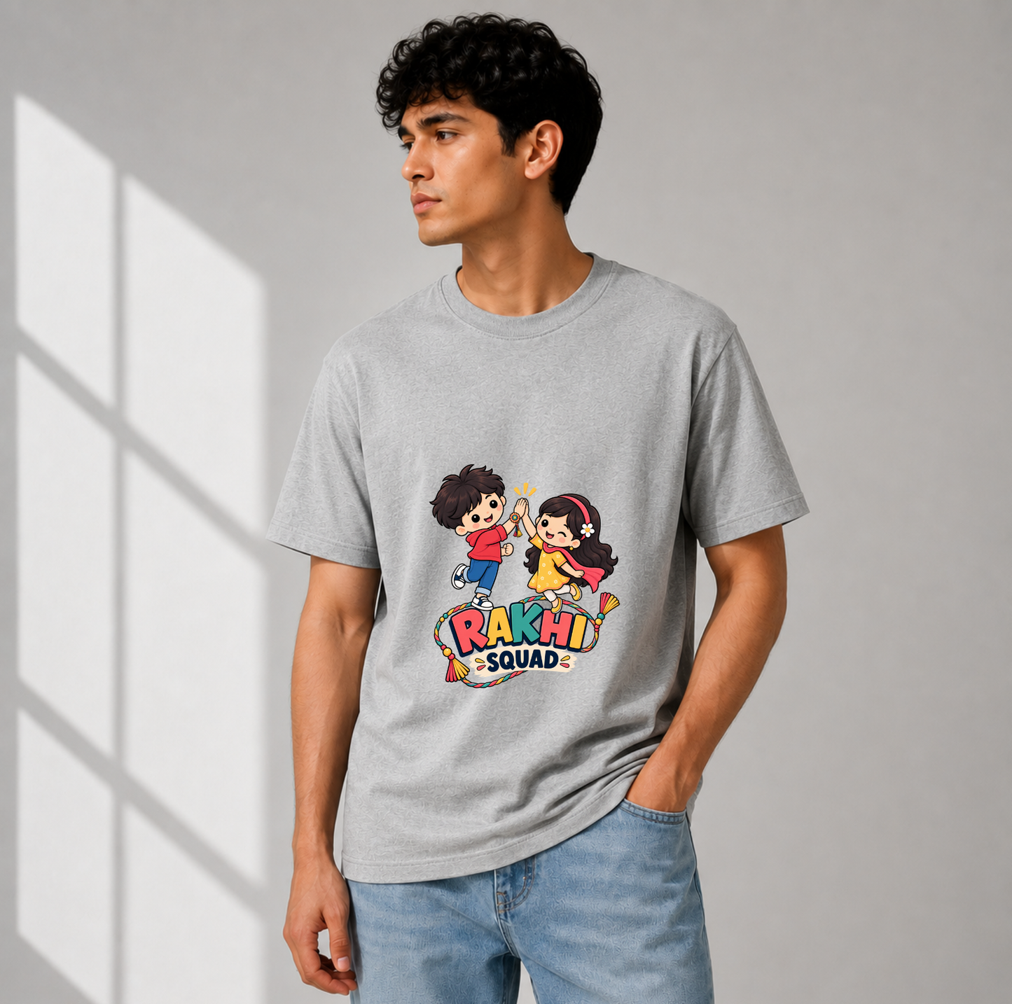Rakhi Squad Brother Sister T-Shirt