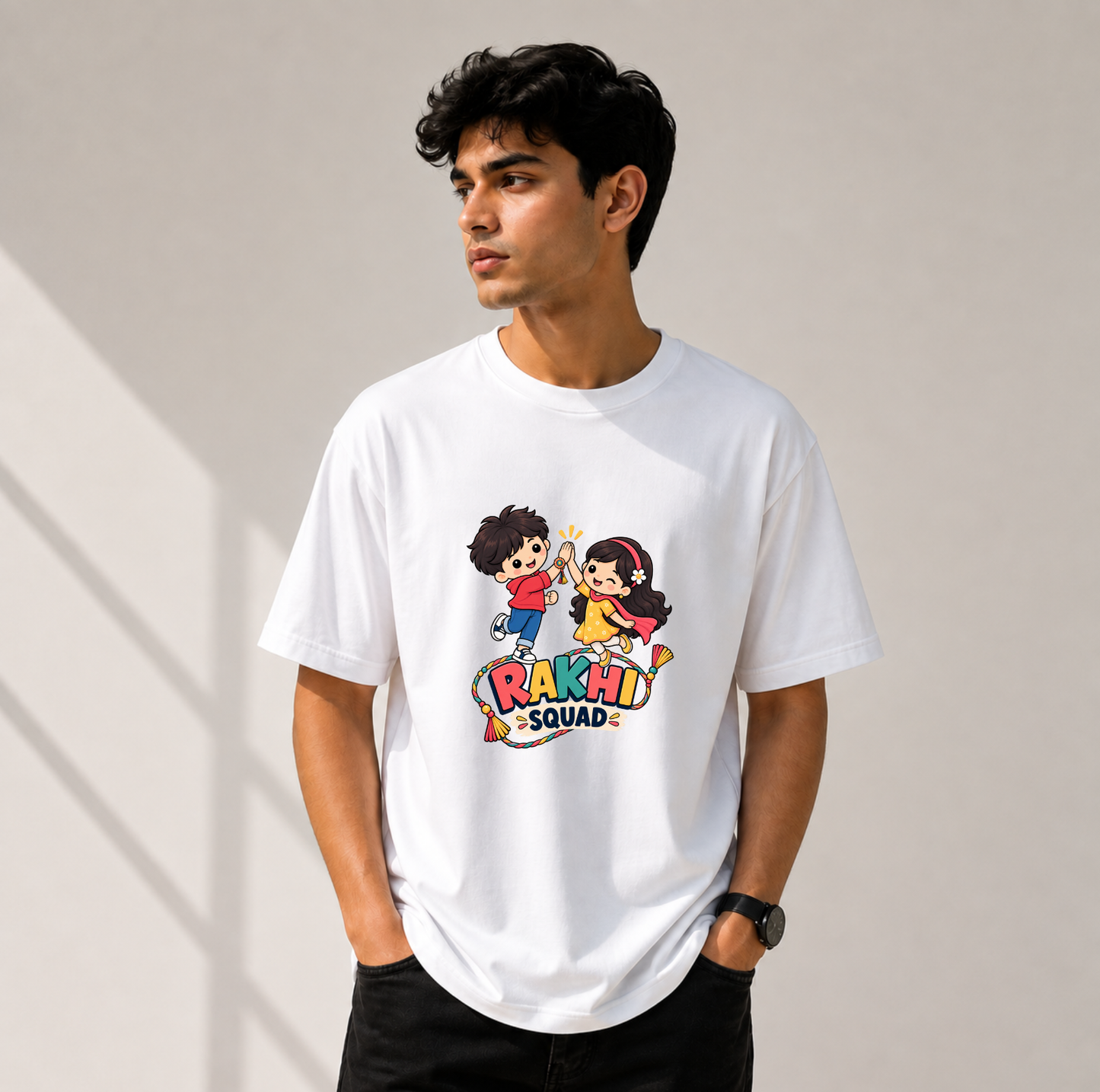 Rakhi Squad Brother Sister T-Shirt