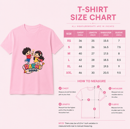 Rakhi Squad Brother Sister T-Shirt