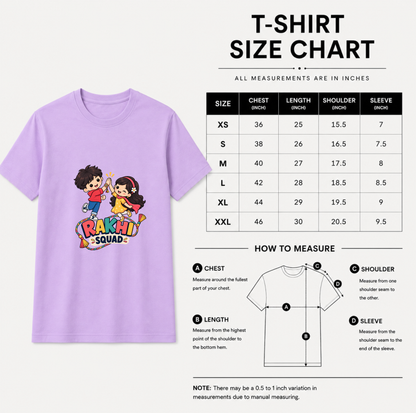 Rakhi Squad Brother Sister T-Shirt