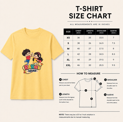 Rakhi Squad Brother Sister T-Shirt