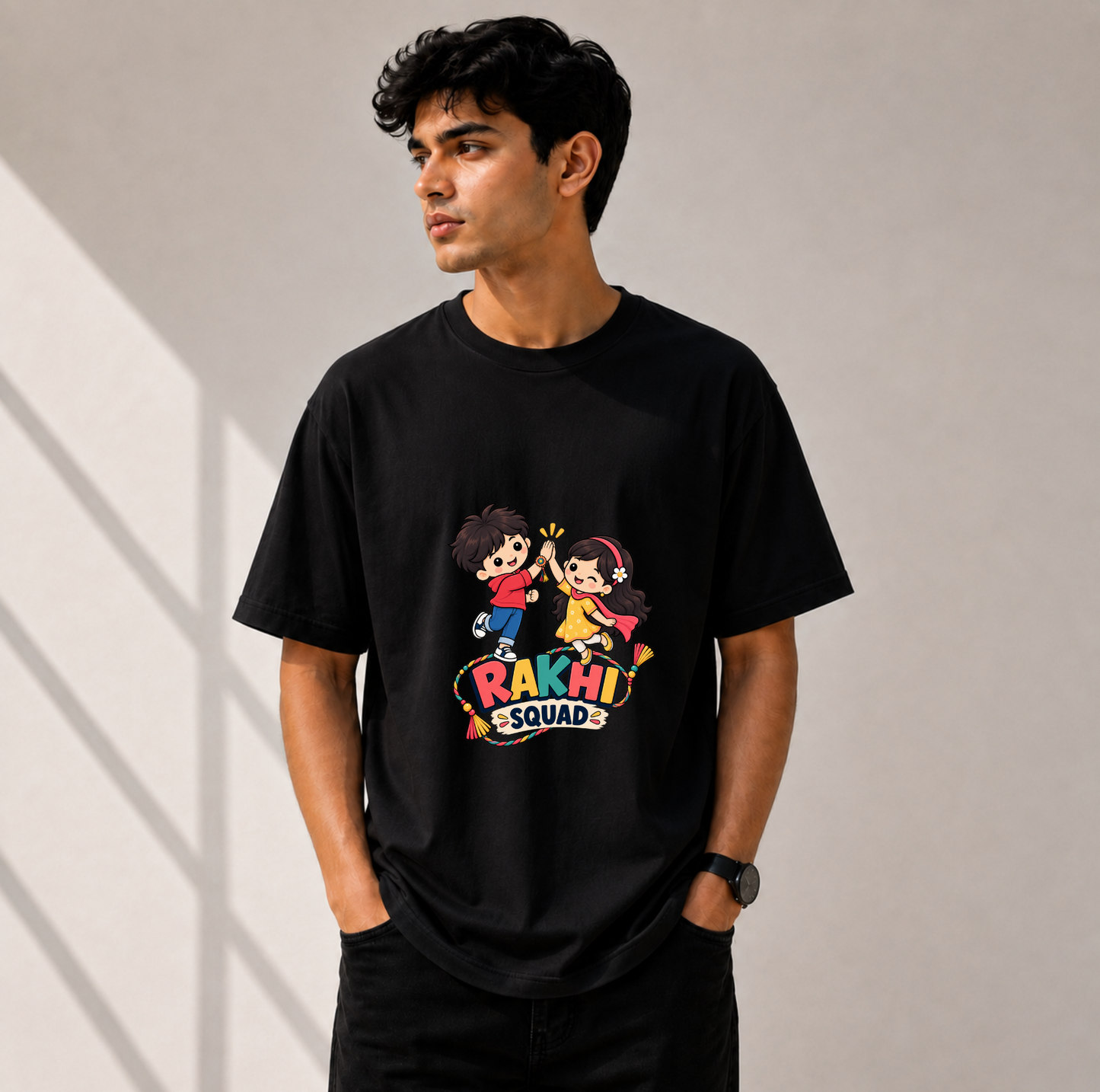 Rakhi Squad Brother Sister T-Shirt