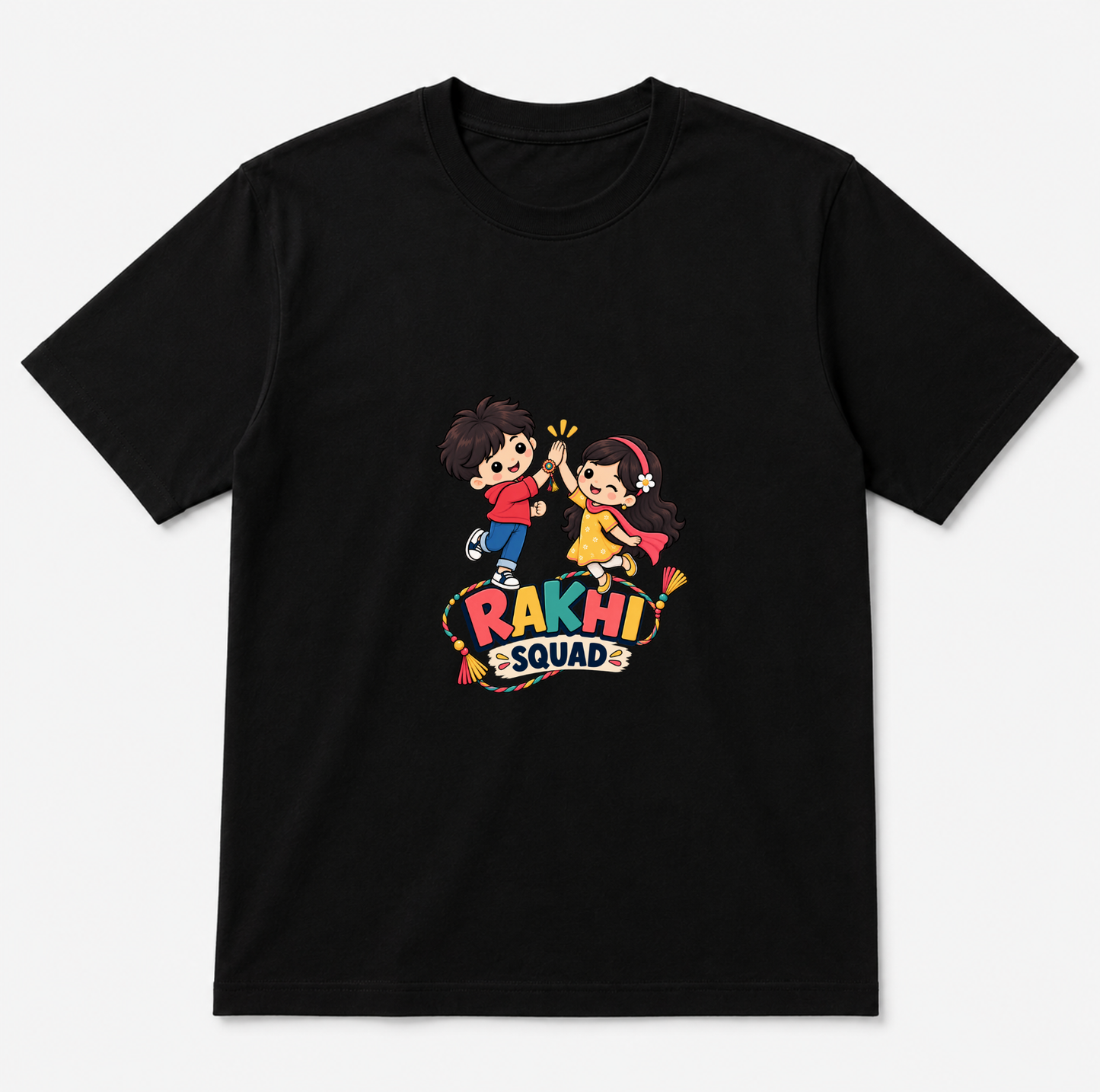 Rakhi Squad Brother Sister T-Shirt